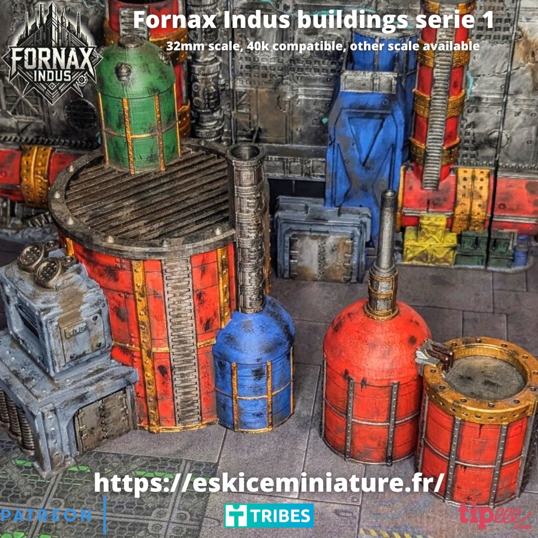 Fornax Indus Buildings serie 1 - 28mm